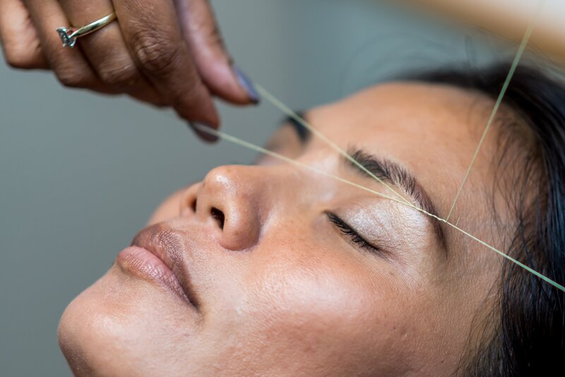 brow threading, brow art, eyebrow artist