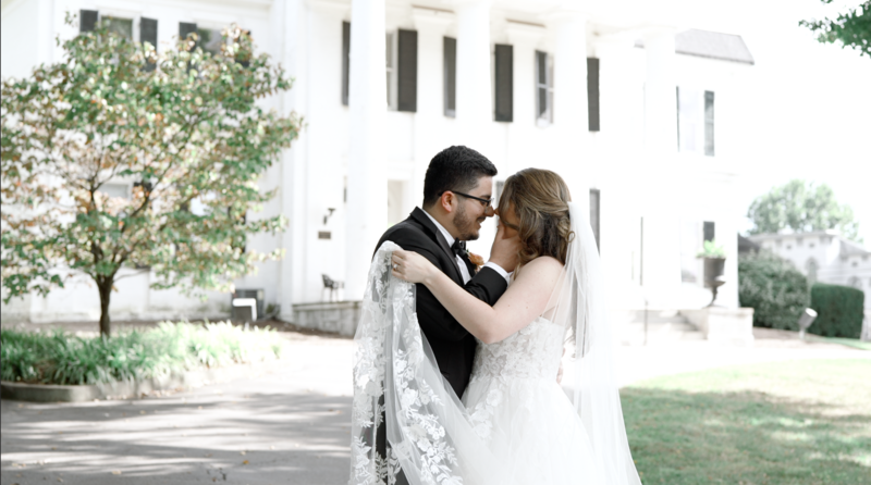 Morgan and Jonathan wedding at the Carrick House in Lexington Ky