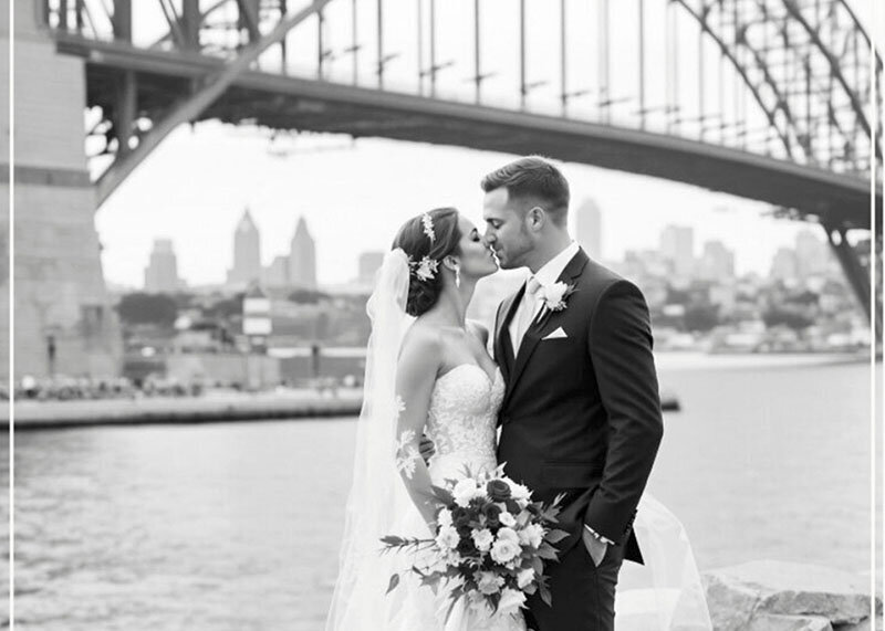 Sydney wedding couple on their wedding day