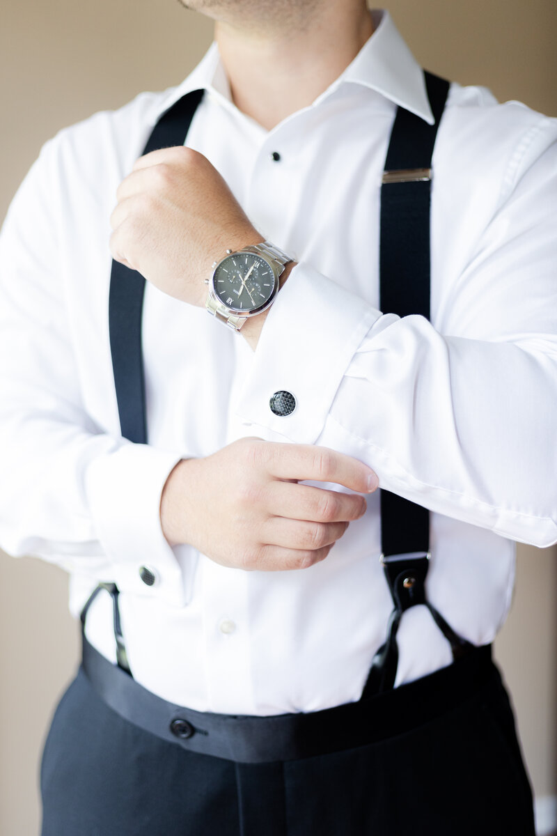 Groom Getting Ready Details