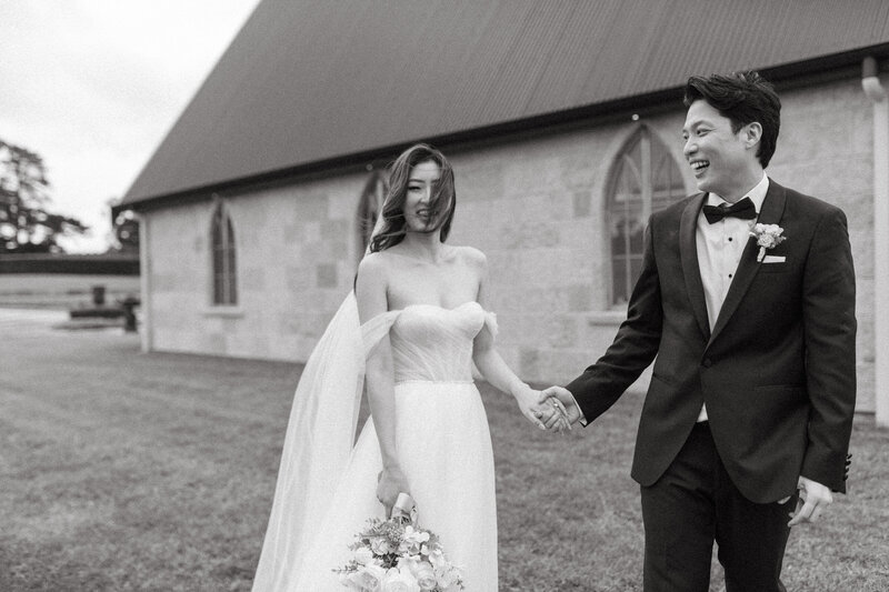 A quiet joy between them, beautifully captured wedding photography in Sydney