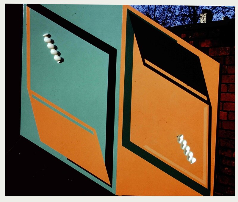 Untitled - gloss paint on board with fibreglass relief - 214 x 214 cm - 1967_11zon