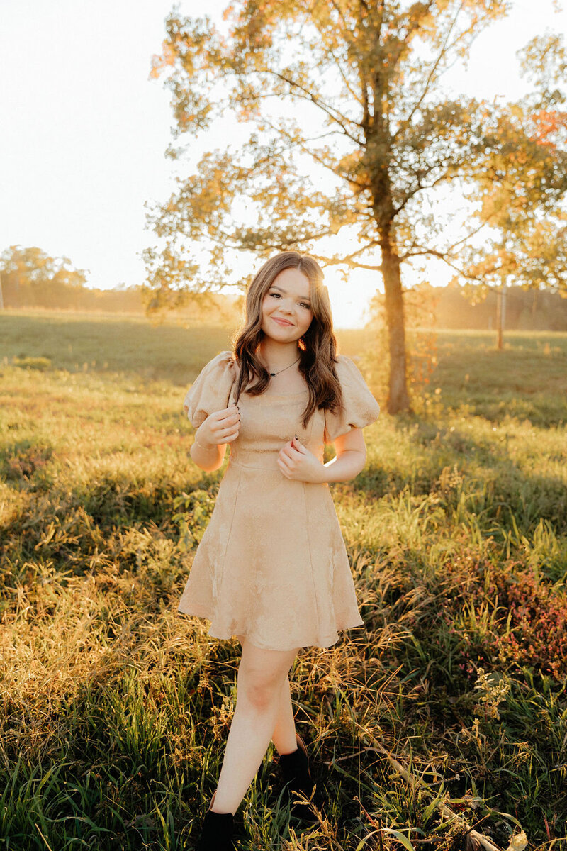 girl smiling in sunshine