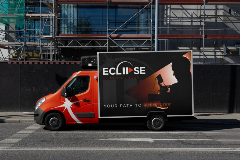 Small Cargo Truck Mockup