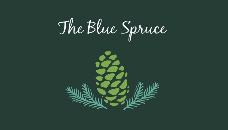 bluespruceCARDfront