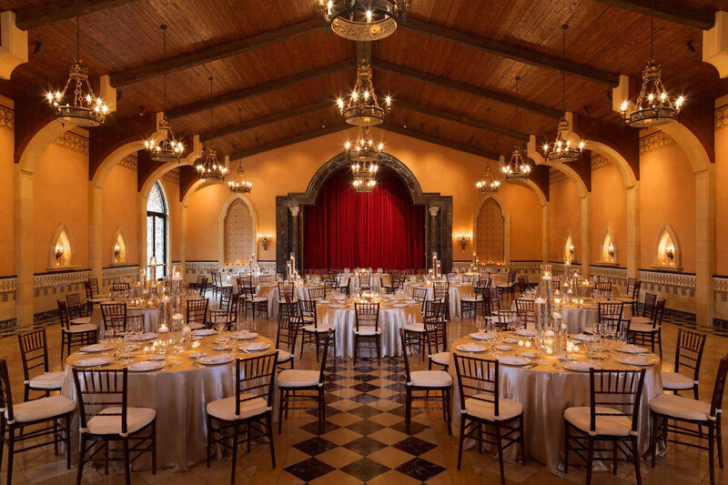 The Historic Schoolhouse at Green Gables Wedding Estate in San Marcos, Southern California.