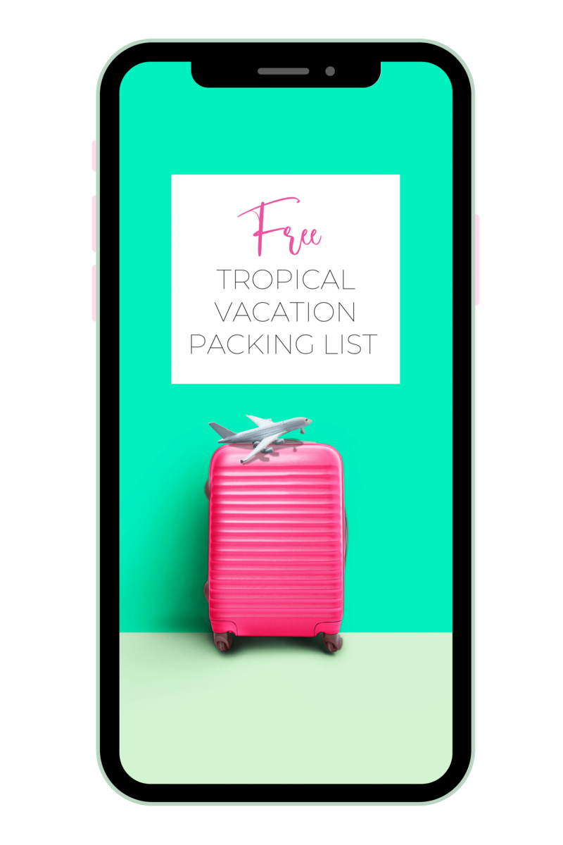 Free Tropical Vacation Packing List Resource Download