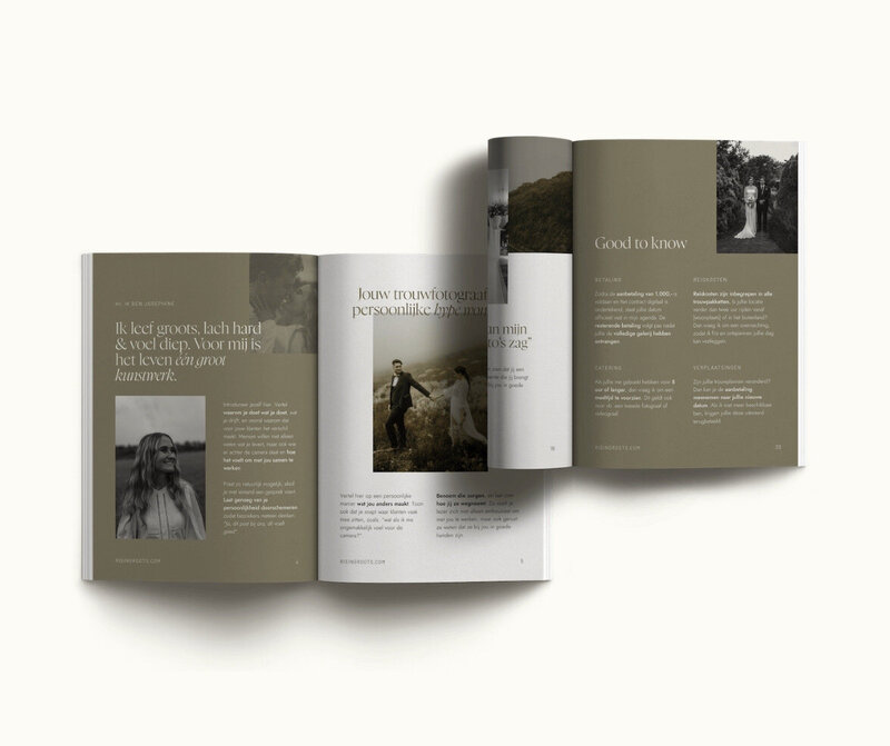 Brochure template voor fotografen Rising Roots 2