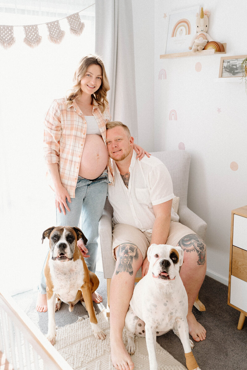 Bec and Jack - Home Maternity Shoot - Sweet Valencia Photography-26