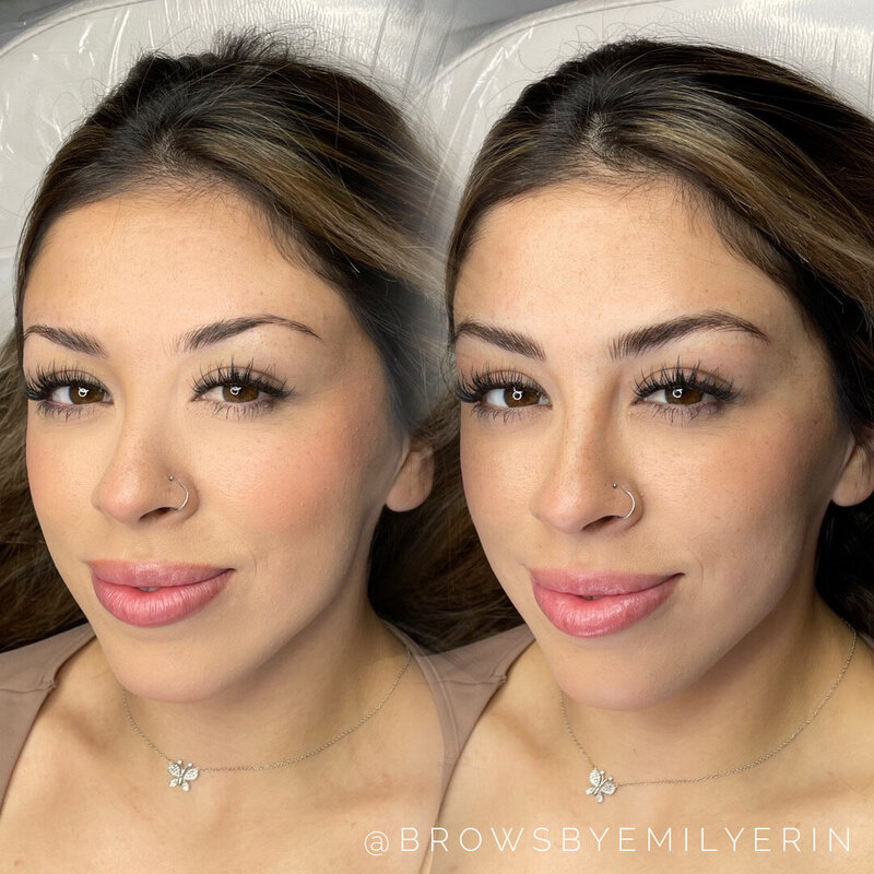 Ombre Brows in Temecula California or Lakeland Florida