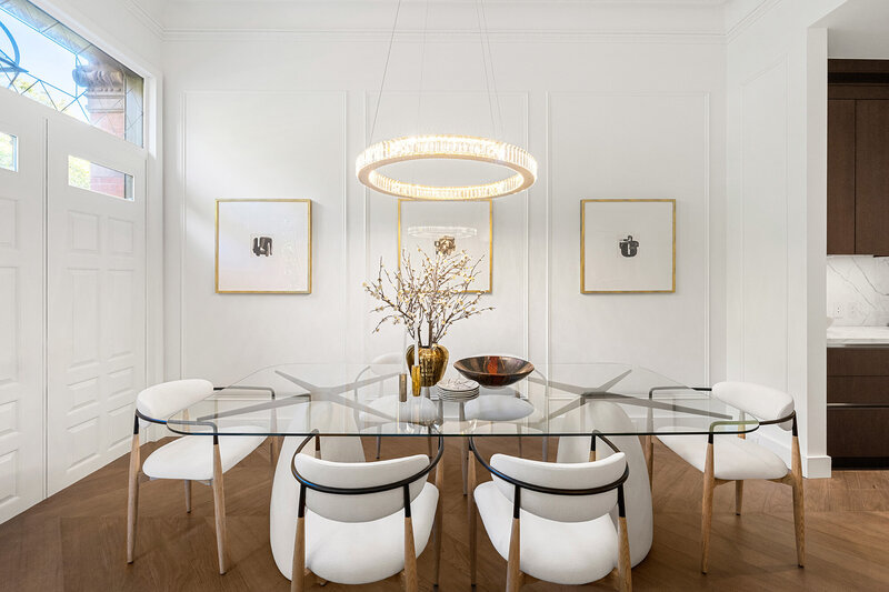 Back Bay Commonwealth home dining area