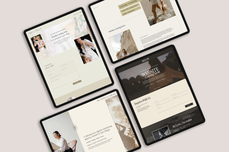 Showit Website Templates for Photographers Creatives