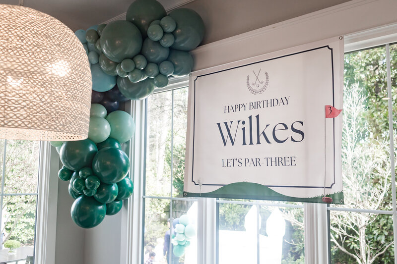 Golf Themed Birthday Party