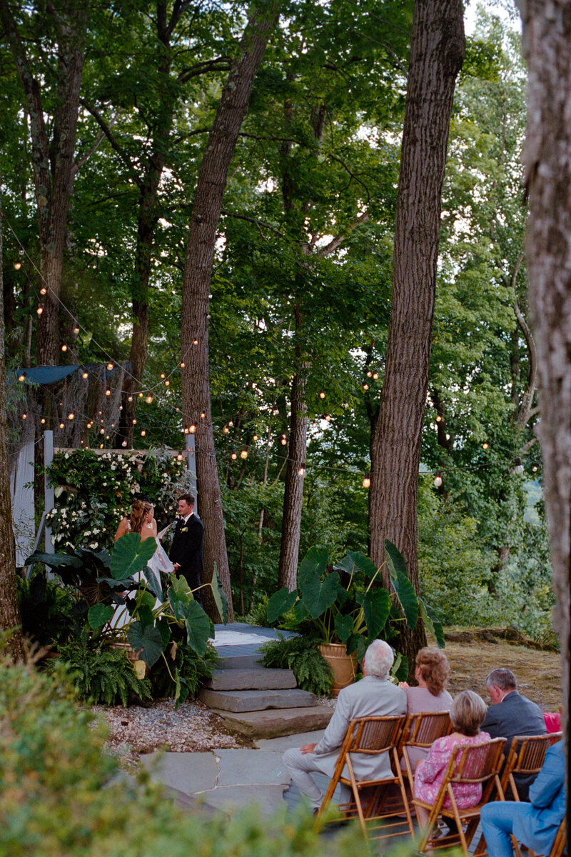 beautiful wedding on film with a vintage feel