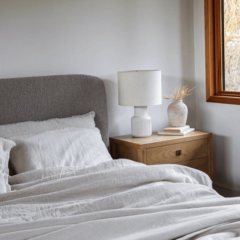 Curved Queen Bed - Perfect Taupe 2