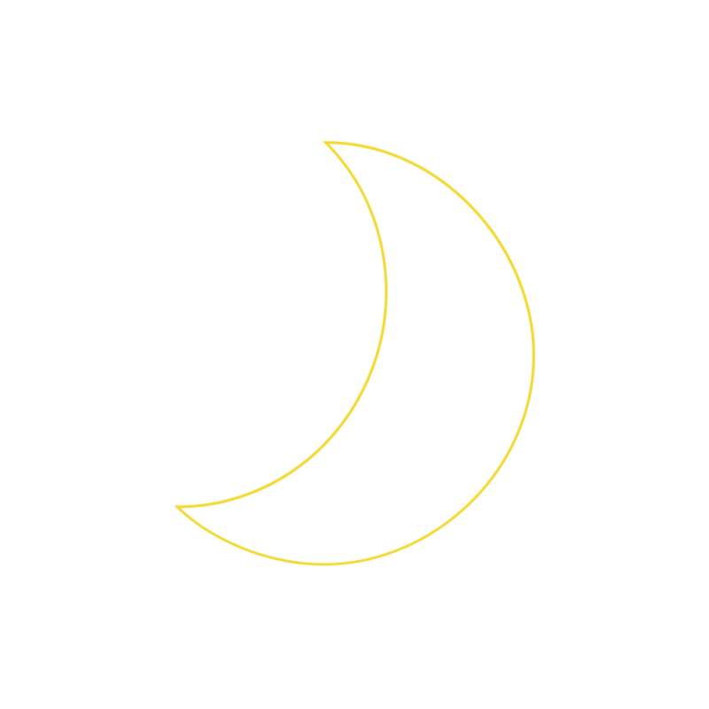 yellow-moon-outline