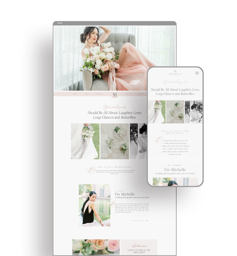 Michelle Showit Website Template for Photographers