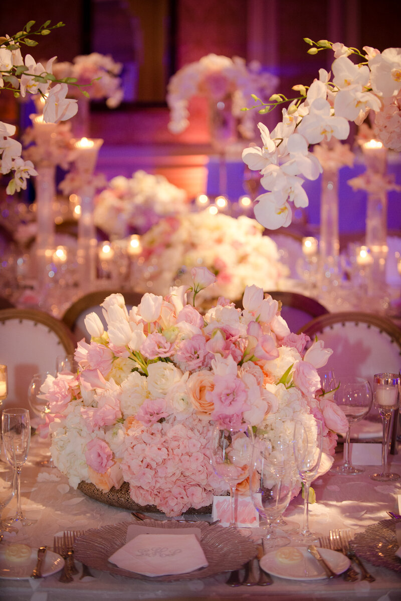 Palm Beach Wedding Planner Kym Bichon tablescape flowers-1