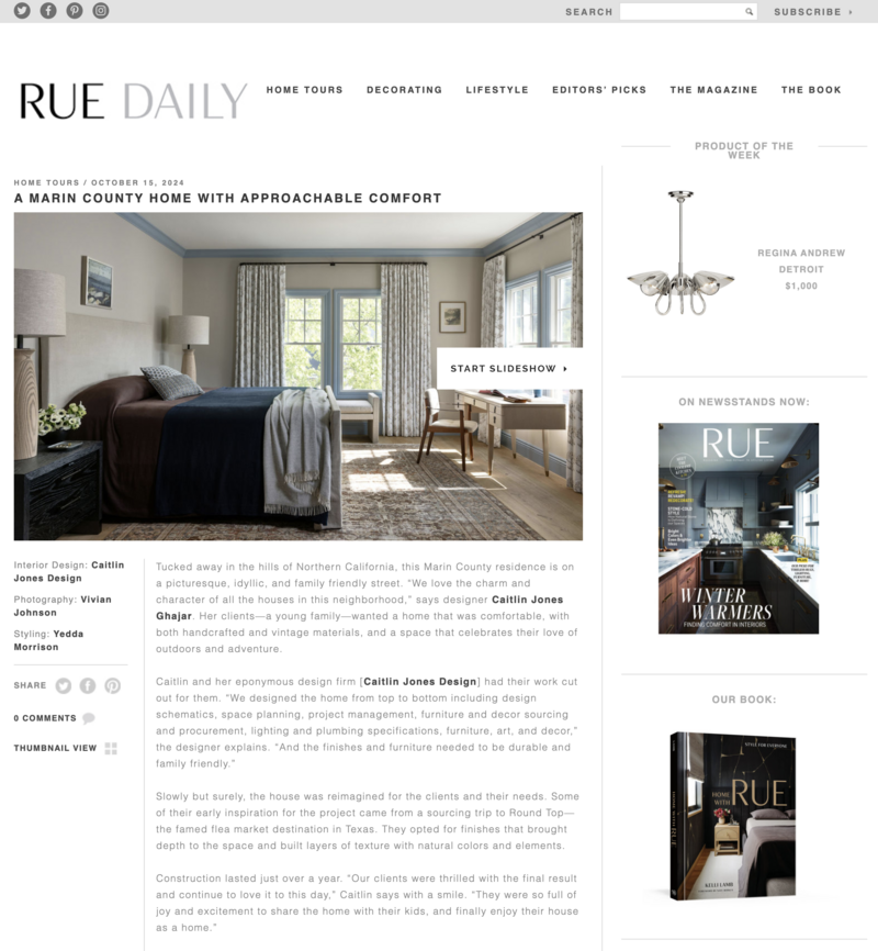 Rue magazine - Vivian Johnson Oct 15 2024
