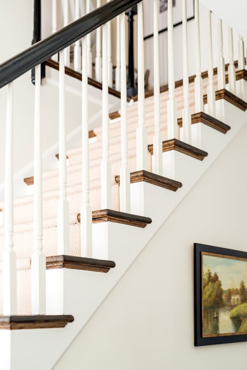 beautiful shot of stairway