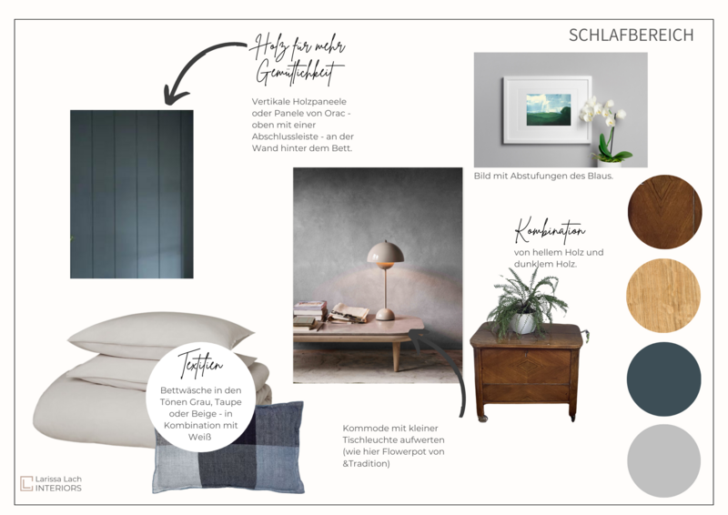 Moodboard als Teil der Einrichtungsberatung