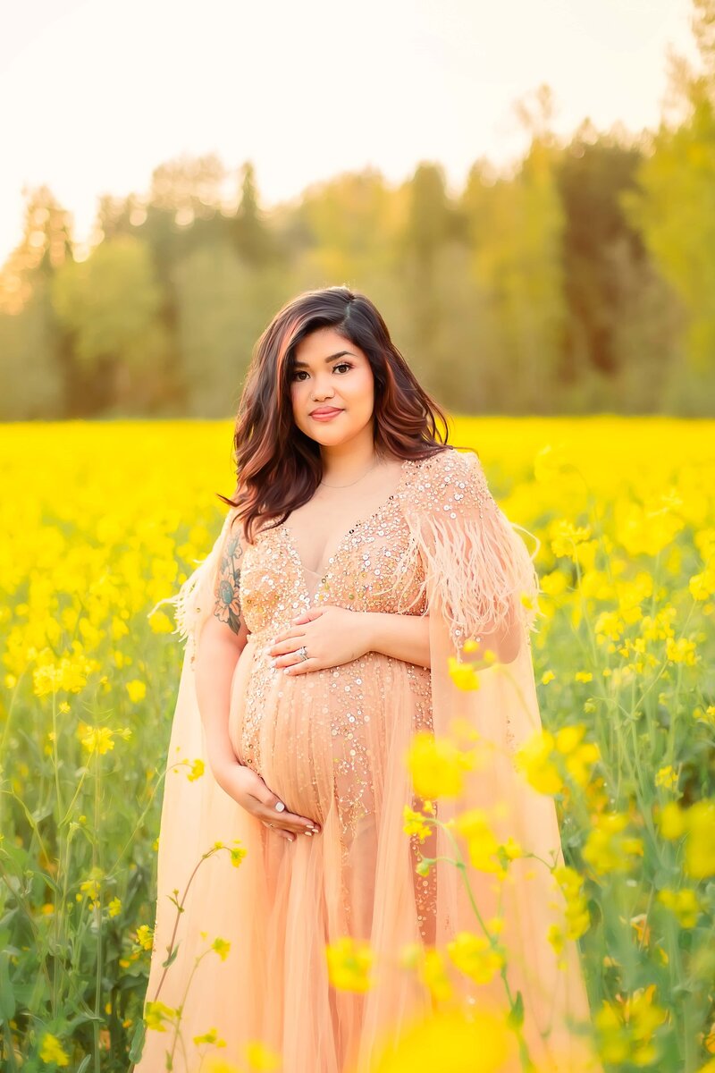 Wildflower Maternity Photography Seattle