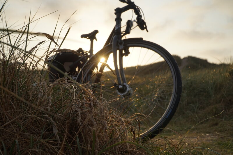 Fahrrad in der Natur.