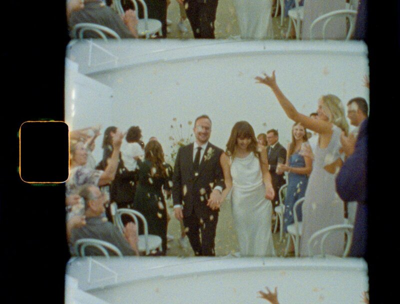 wedding ceremony at kou studios in vancouver