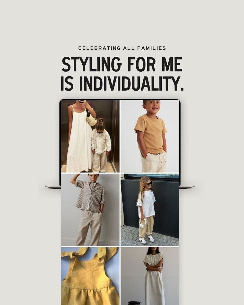 Family photo outfit inspiration celebrating individuality with neutral and modern styling ideas for Orange County sessions.
