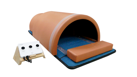the curve sauna dome with mat