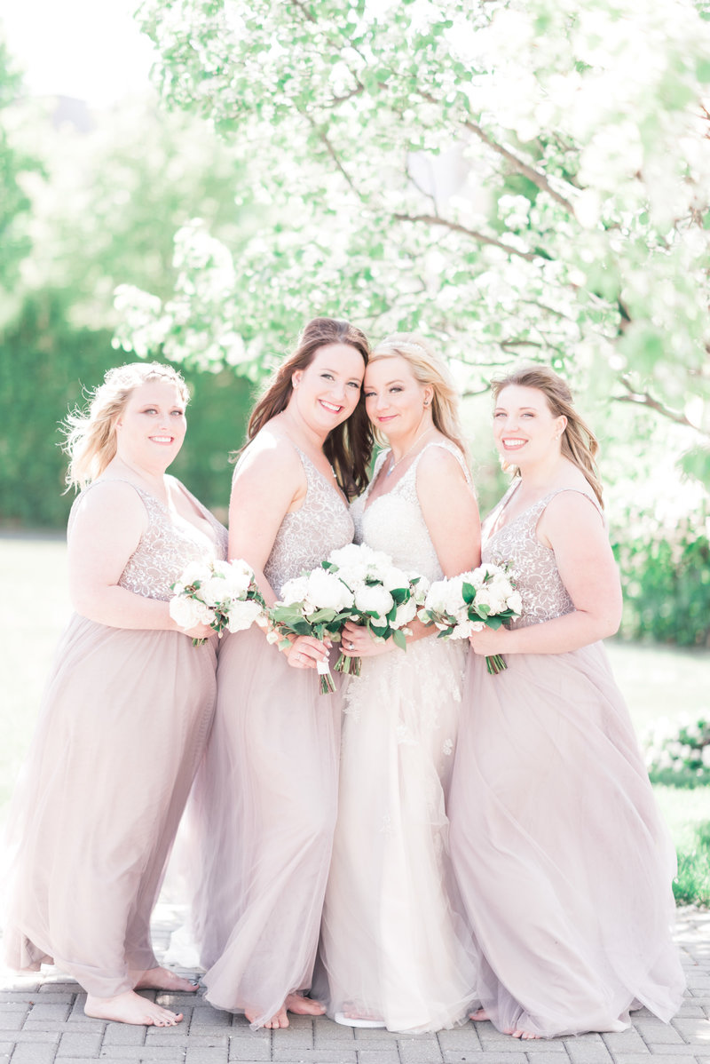 summer wedding photography at crystal mountain