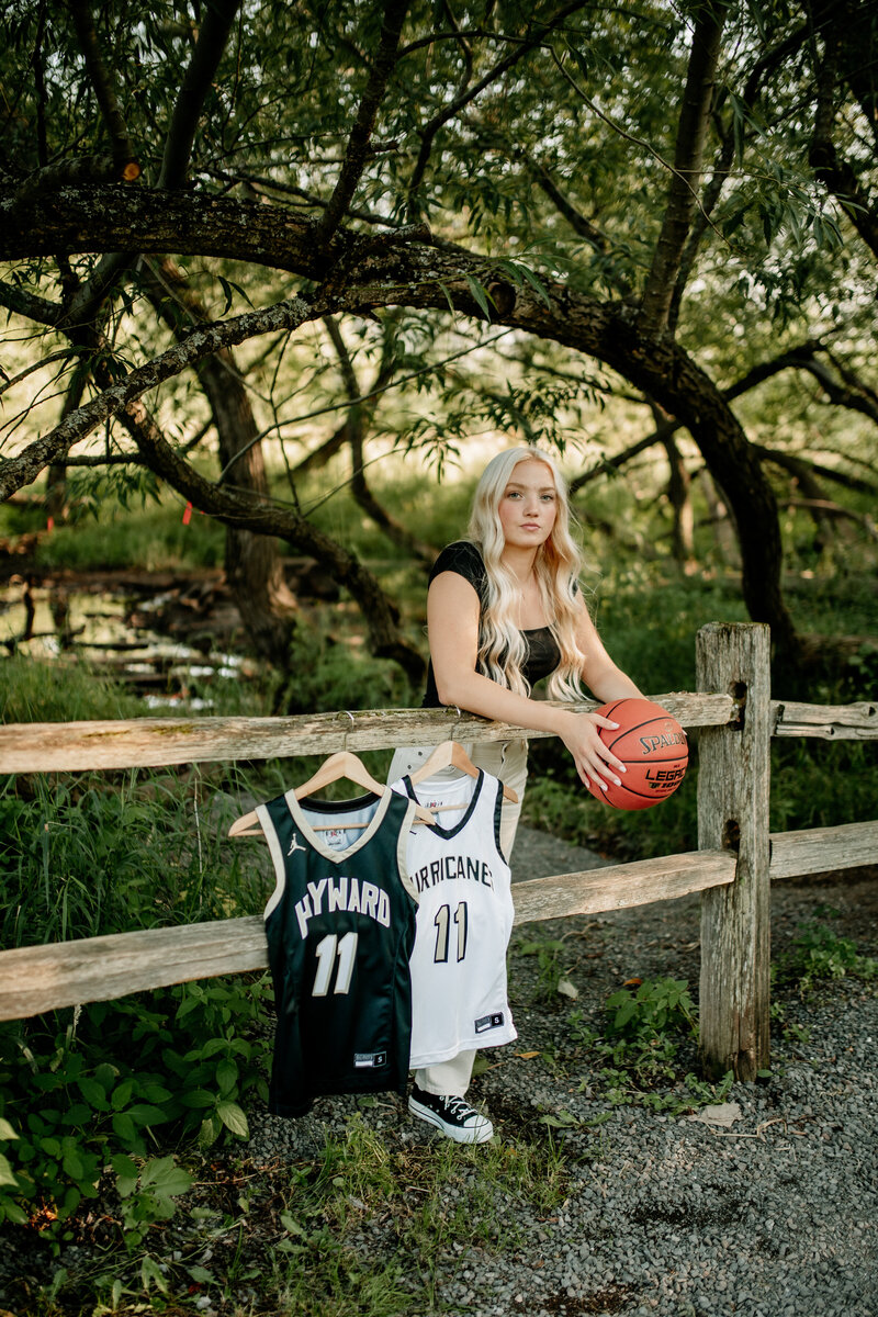 Girls basketball senior picture ideas