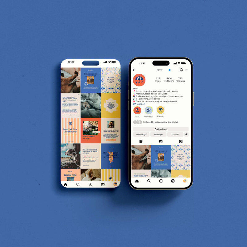 Dark green fabric pouch packaging for Winston & Co luxury dog treats featuring elegant monogram branding.