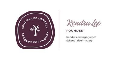 Email signature design for Kendra.