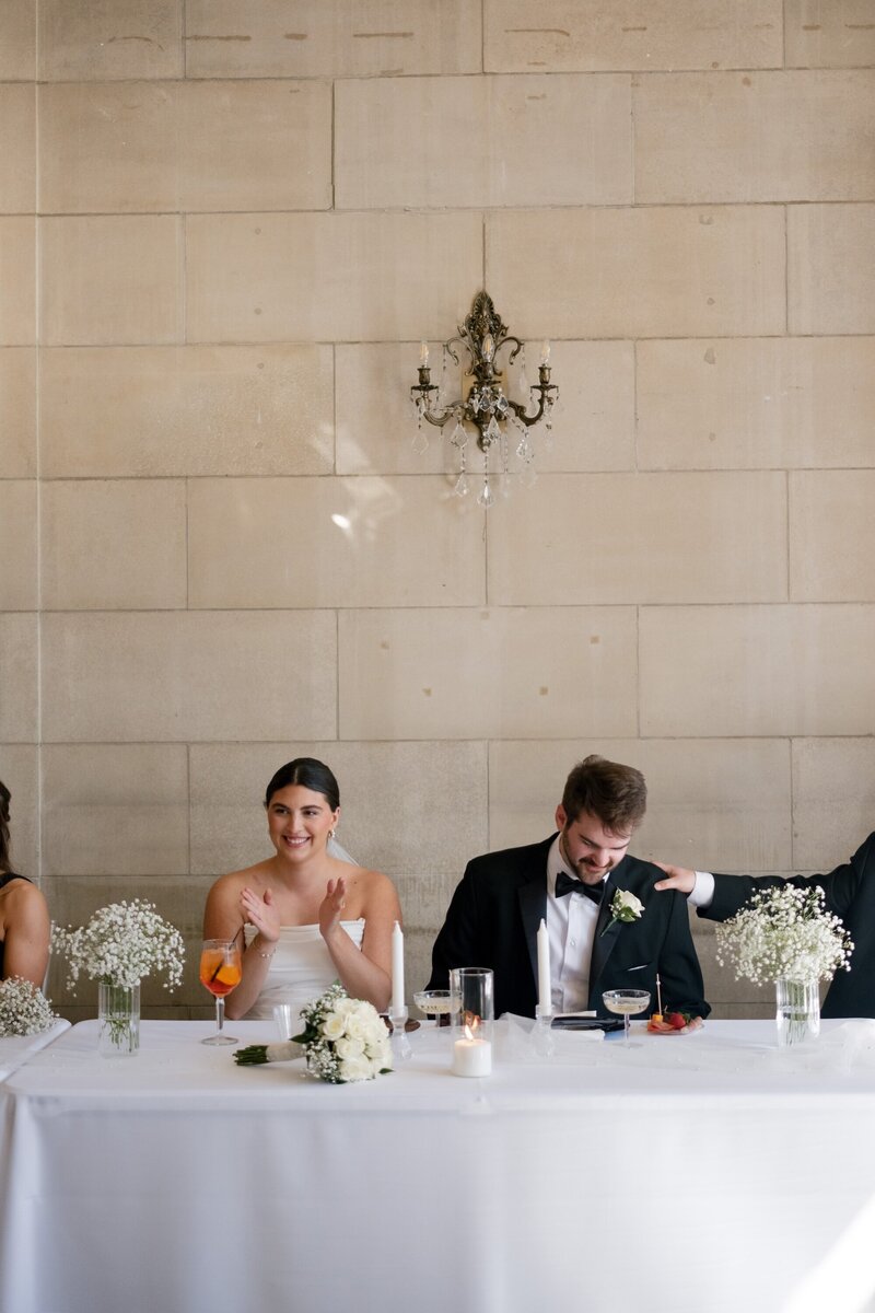 Happy wedding couple