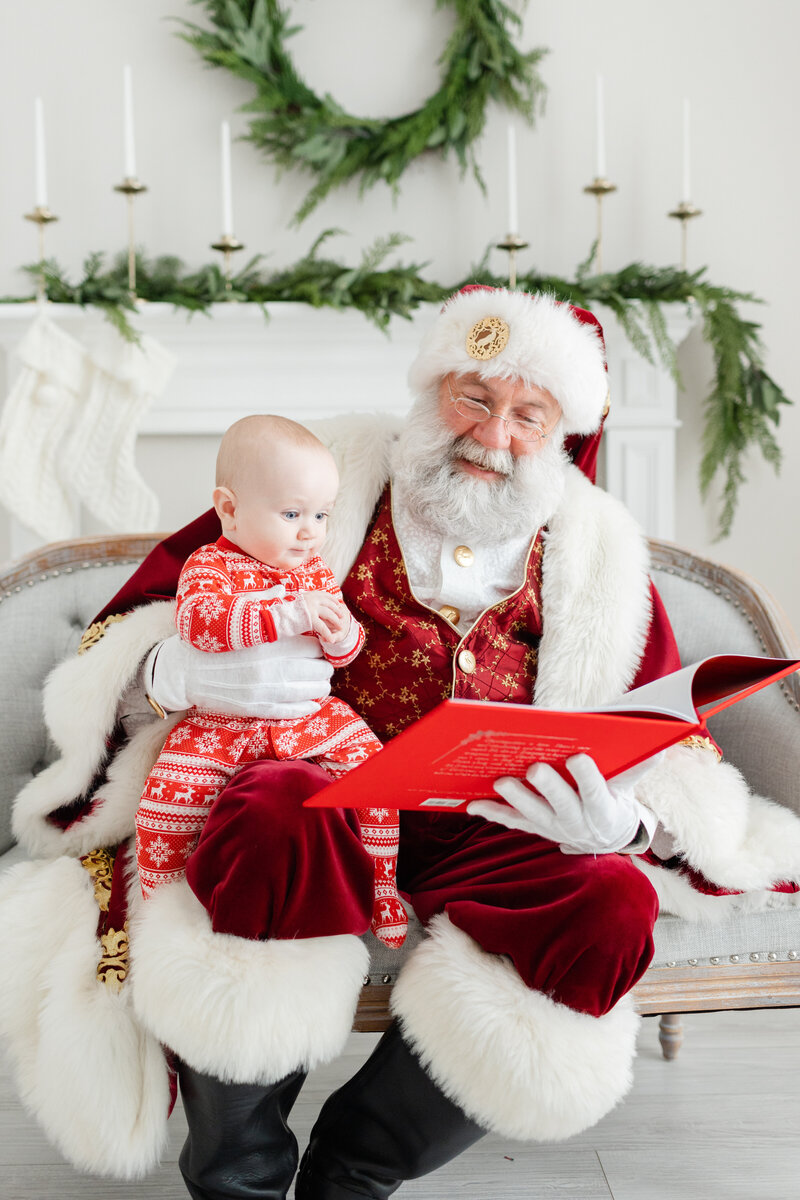 Baby Crying With Santa Photo