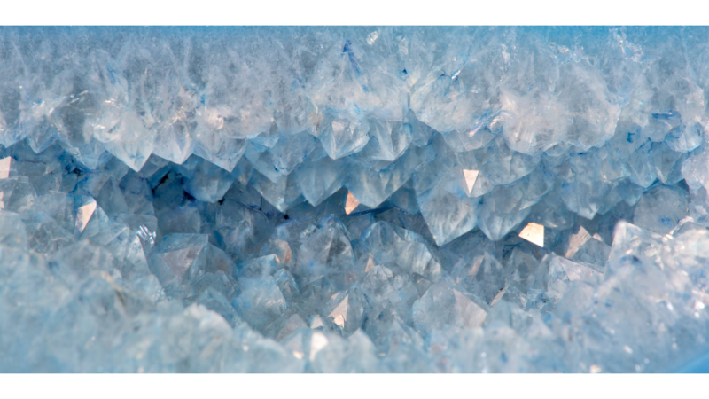 blue crystals