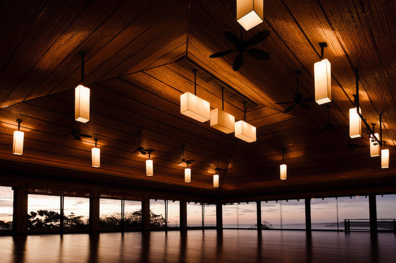 lights on in sky mind hall yoga blue spirit costa rica