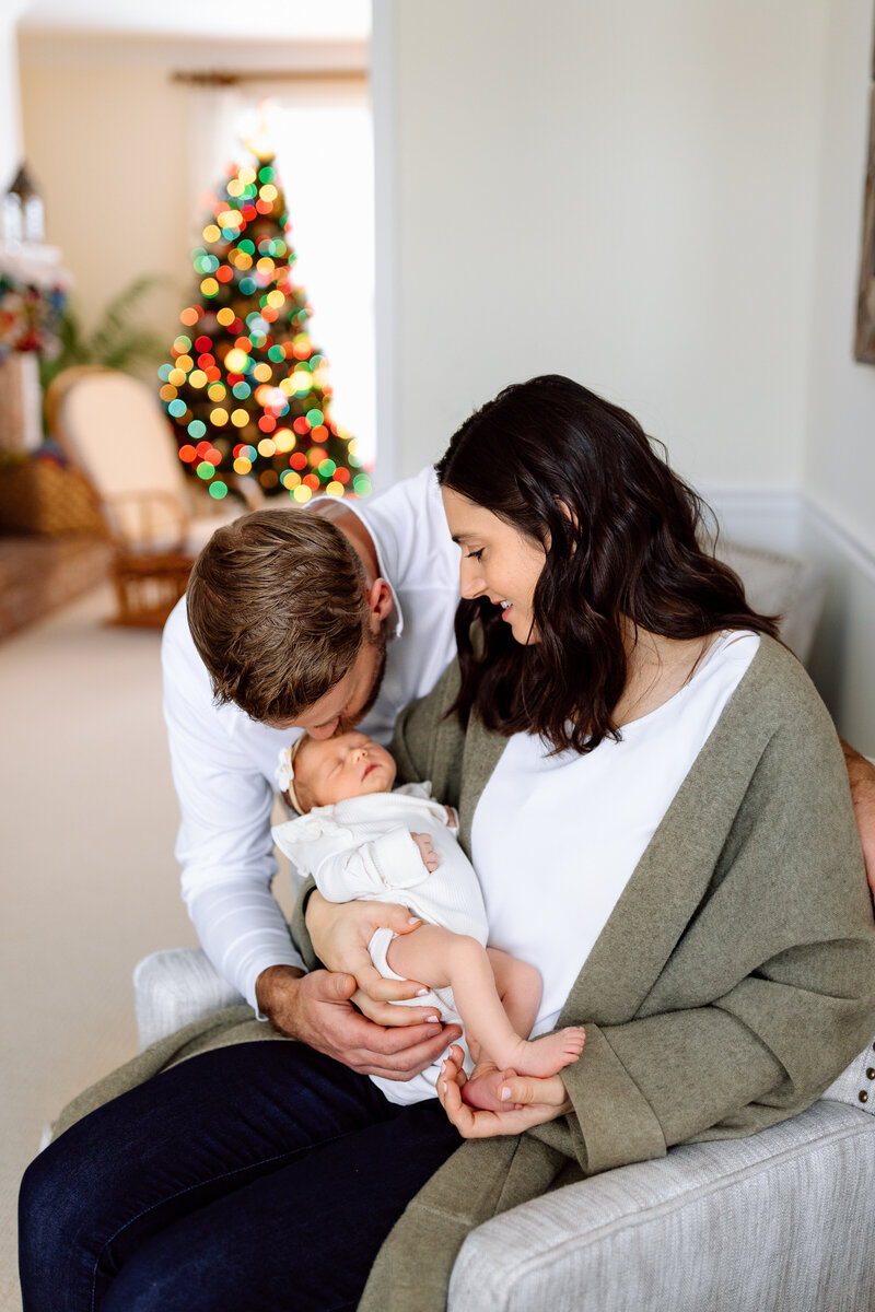 in home lifestyle newborn session