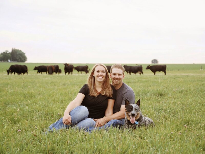 Husband and wife, third generatio cattle producers