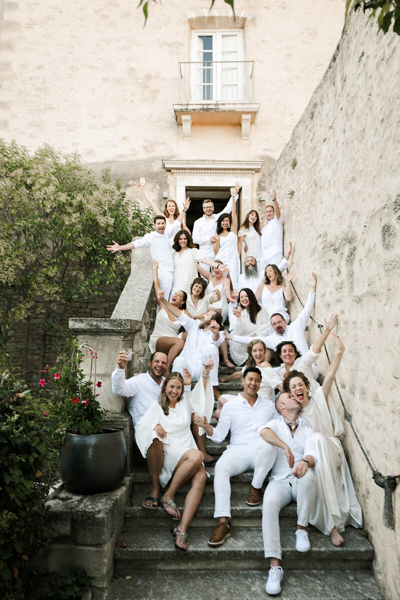Moveable Feast Retreats France White Dinner