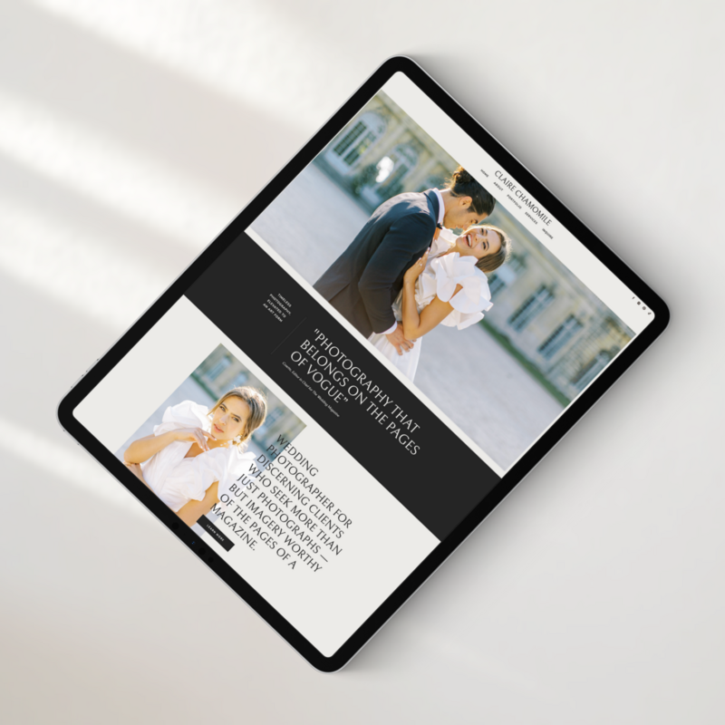 Chamomile iPad Mockup