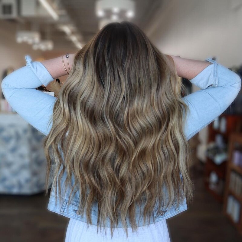 Hand Tied Extensions at Salt Hair Collective - East Beach Norfolk Virginia Hair Salon - 16