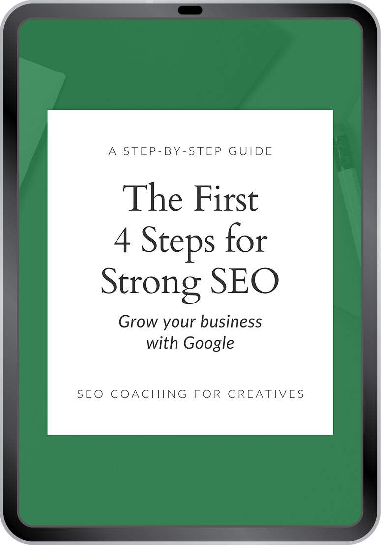 how to start with SEO free guide from SEO Coaching for Creatives