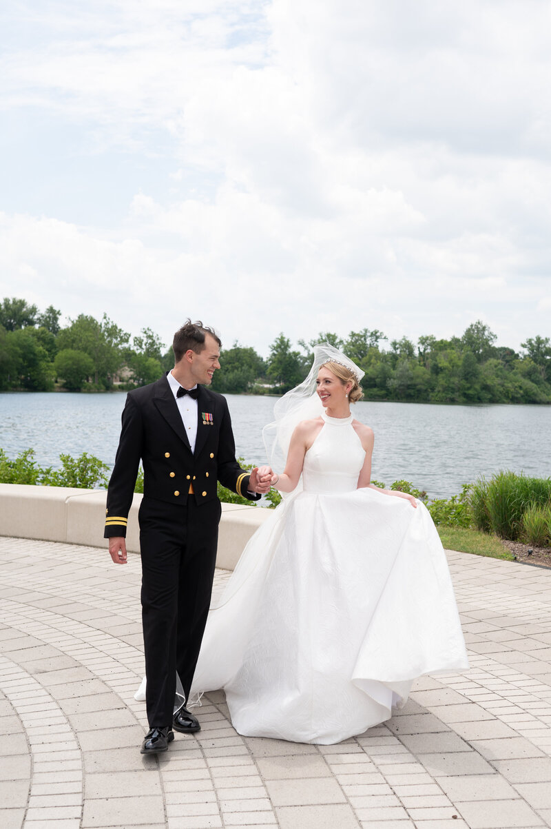 bride and groom portrait