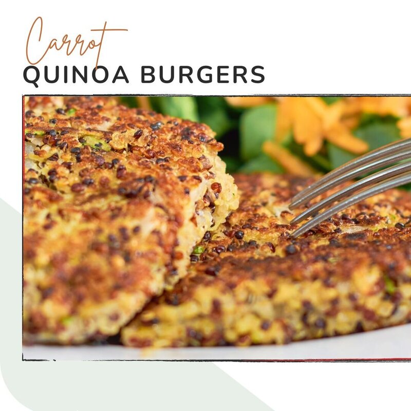 Carrot Quinoa Burgers