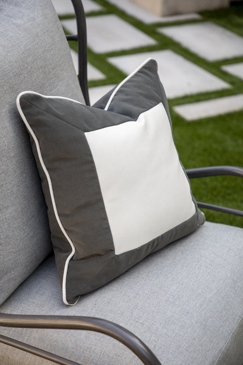 Upgrade your outdoor lounging experience with our plush accent pillows.
