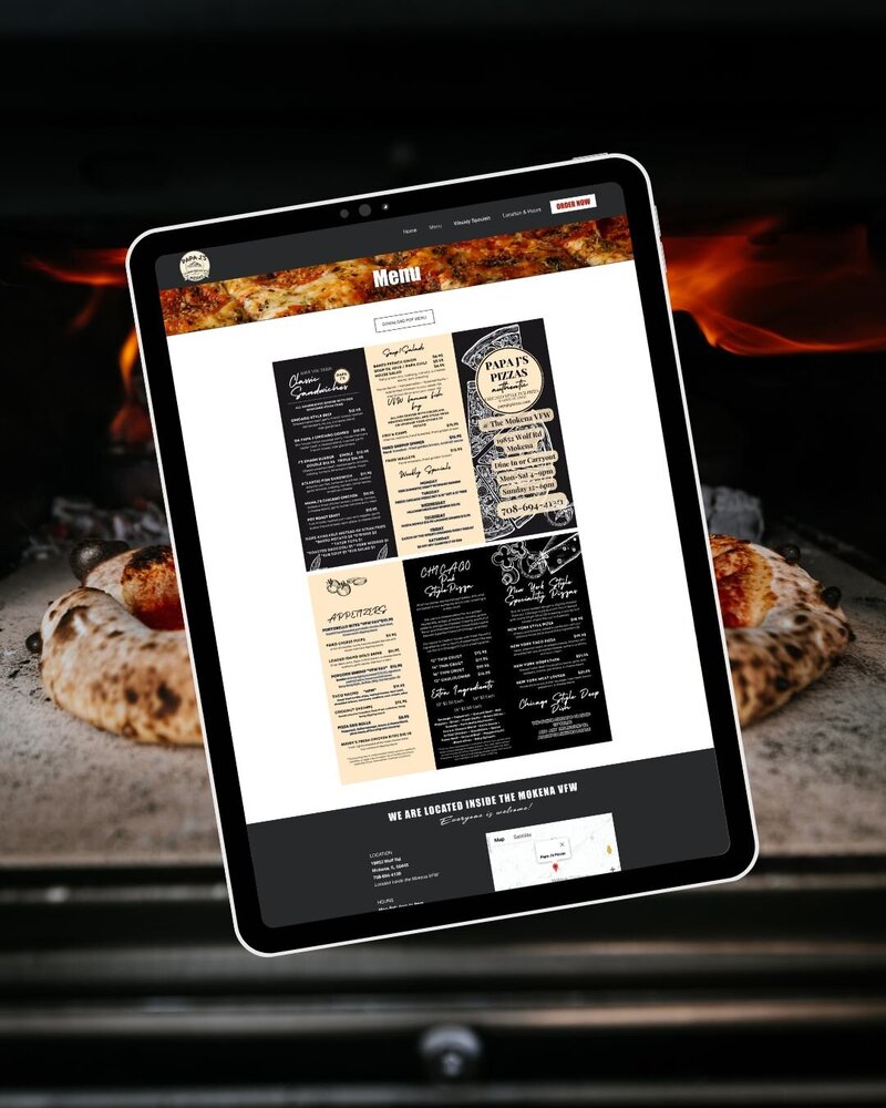 website design for coffee shops