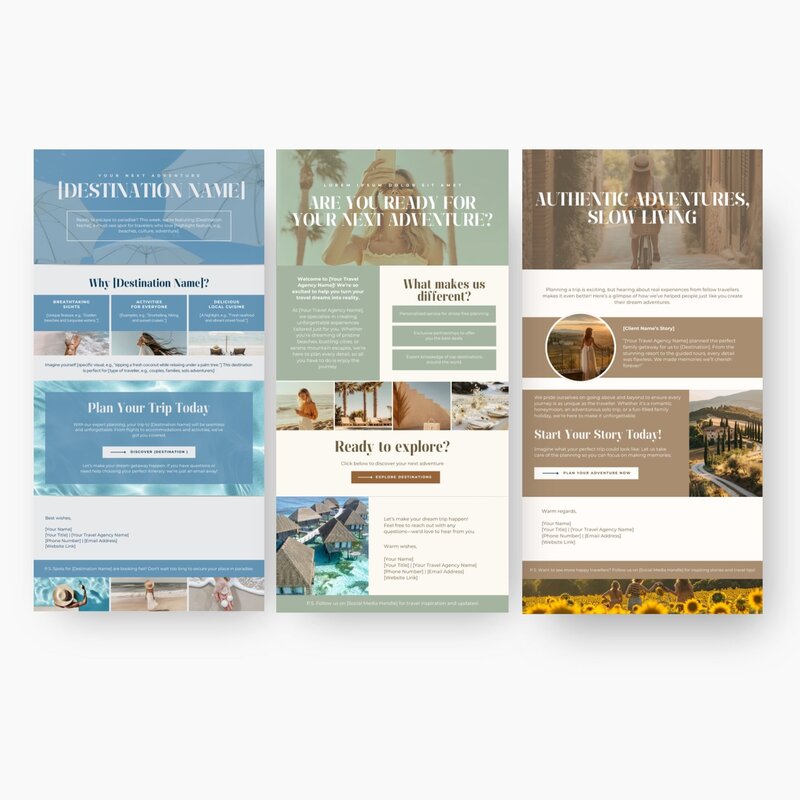 travel agent email templates4