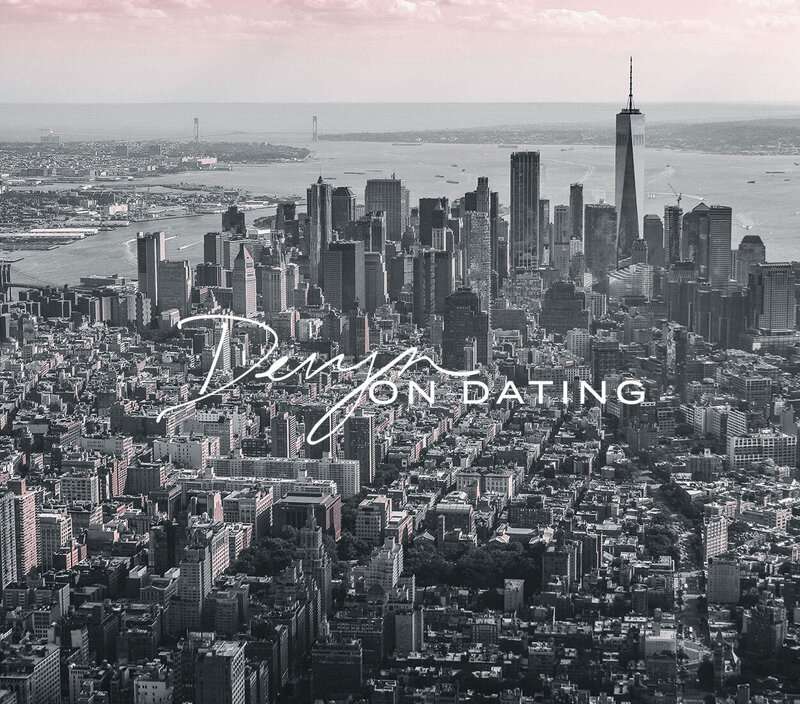 Logo signature over a photo of new york for luxury brand project